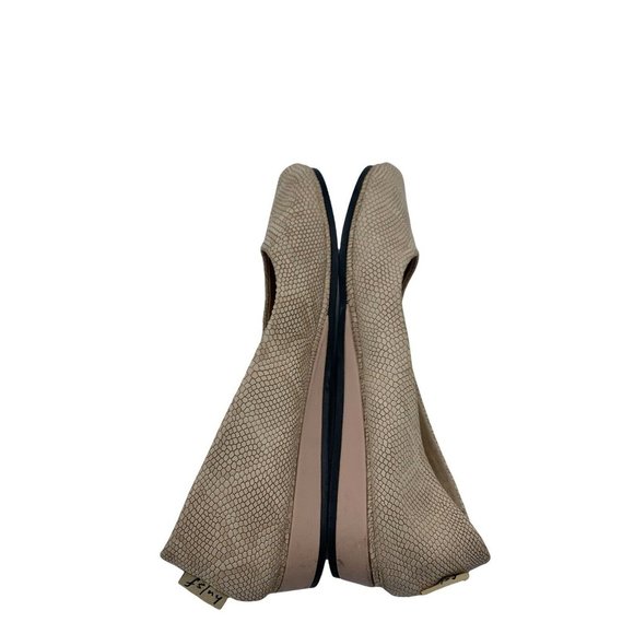 French Sole FS/NY Made In Italy Slightly Raised Animal Print Leather Flats US 8 - Picture 3 of 10